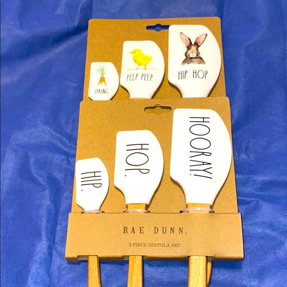 Rae Dunn Easter spatula set